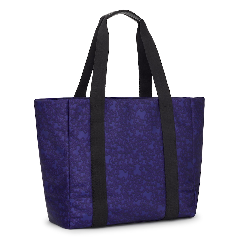 Large purple-colored nylon Kaos Mini Evolution Tote bag