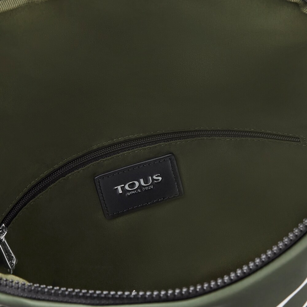 Mochila plana caqui Kaos Mini Evolution Nylon image number 2