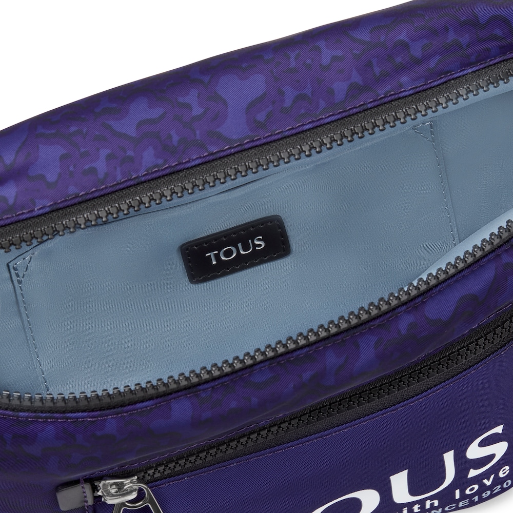 Purple-colored nylon Kaos Mini Evolution waist bag image number 2