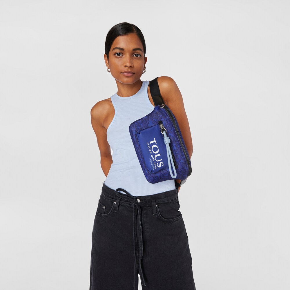 Purple-colored nylon Kaos Mini Evolution waist bag image number 3