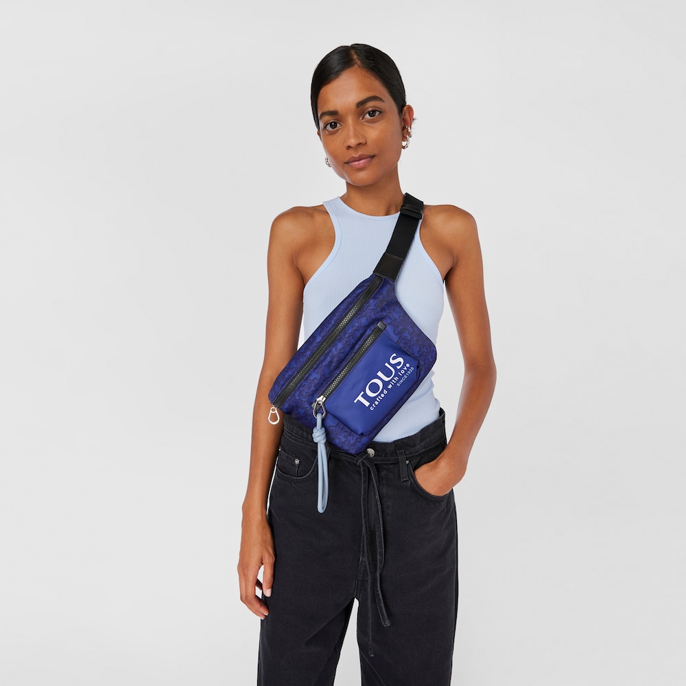 Purple-colored nylon Kaos Mini Evolution waist bag image number 5