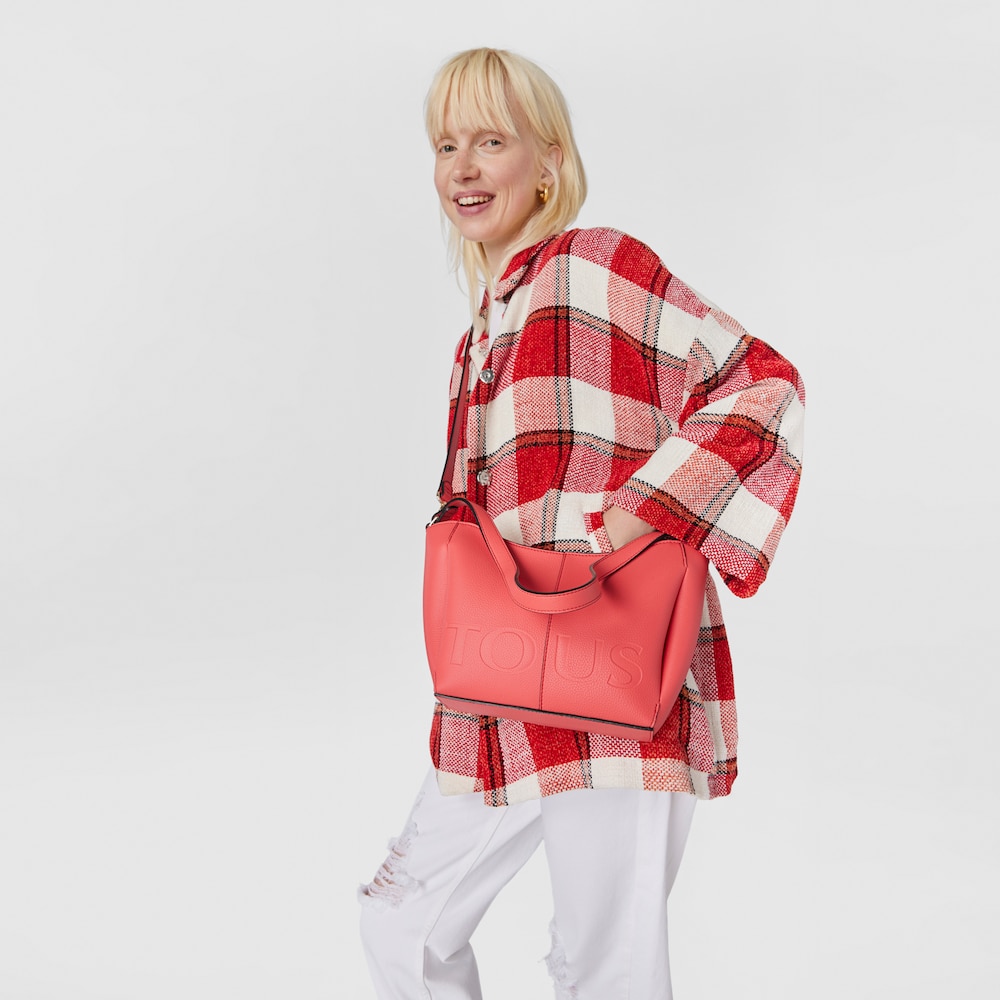 Coral TOUS Terra Crossbody Bag image number 4