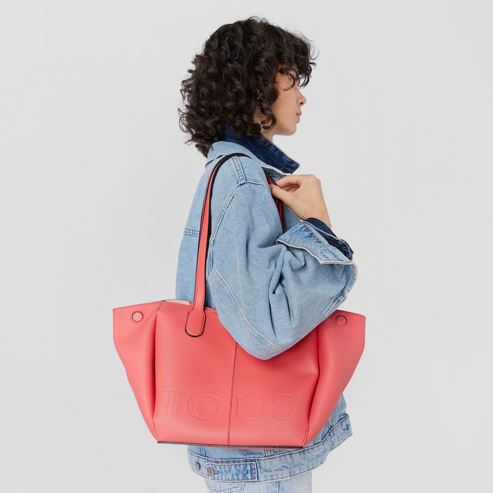 Capazo peque&ntilde;o coral TOUS Terra