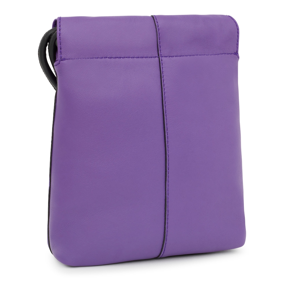 Mini bolso lila de piel TOUS Cloud