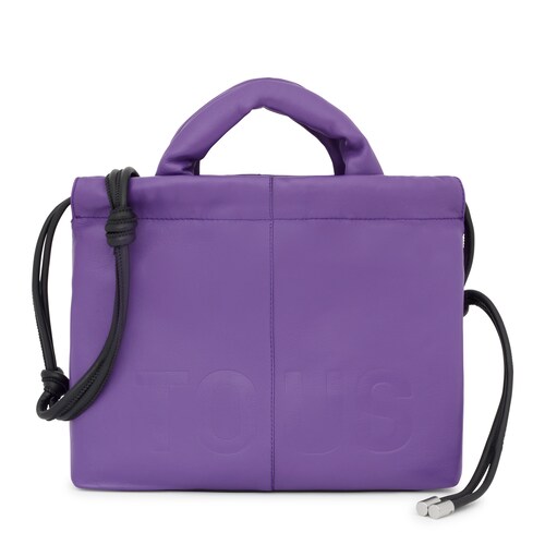 Sac TOUS Cloud moyen en cuir lilas image number 0
