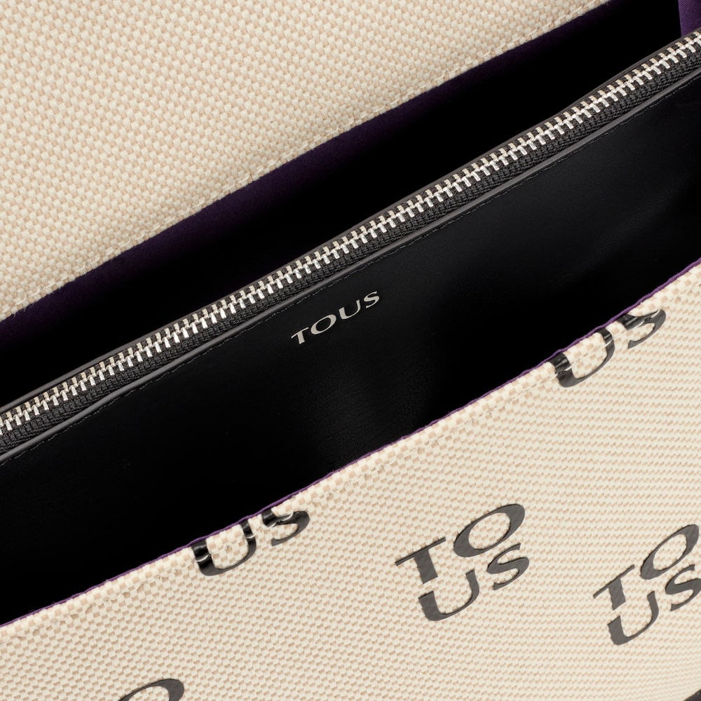 Sac &agrave; bandouli&egrave;re Audree TOUS TO-US moyen beige