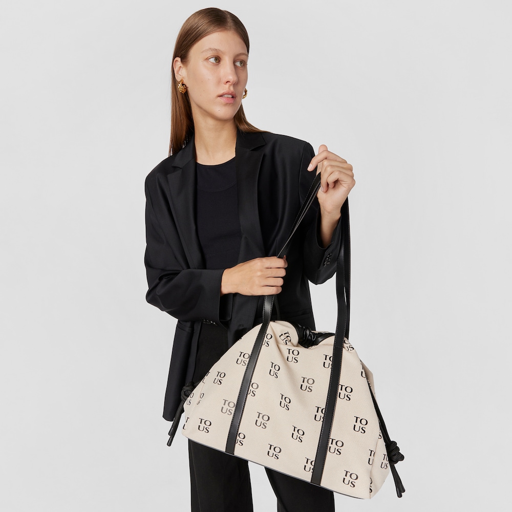 Shopping grande TOUS TO-US bege