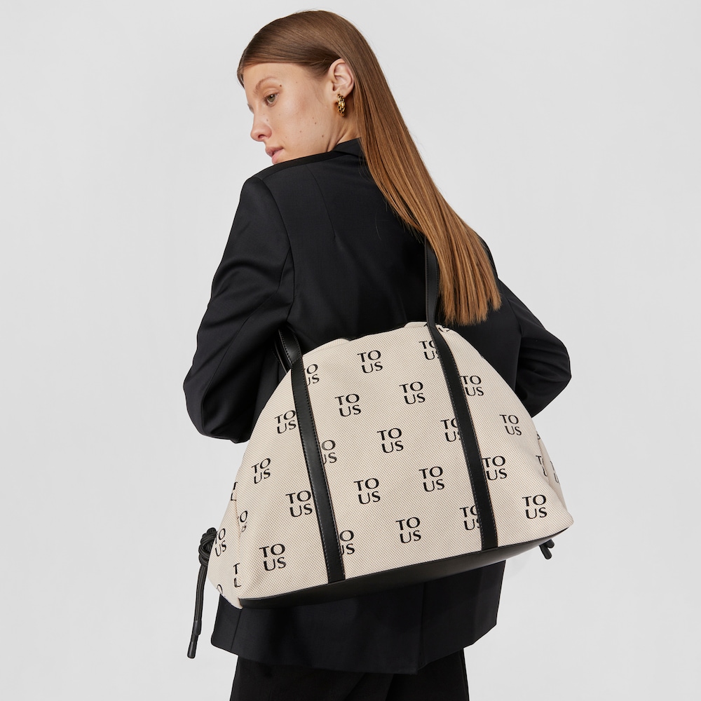 Shopping grande TOUS TO-US bege