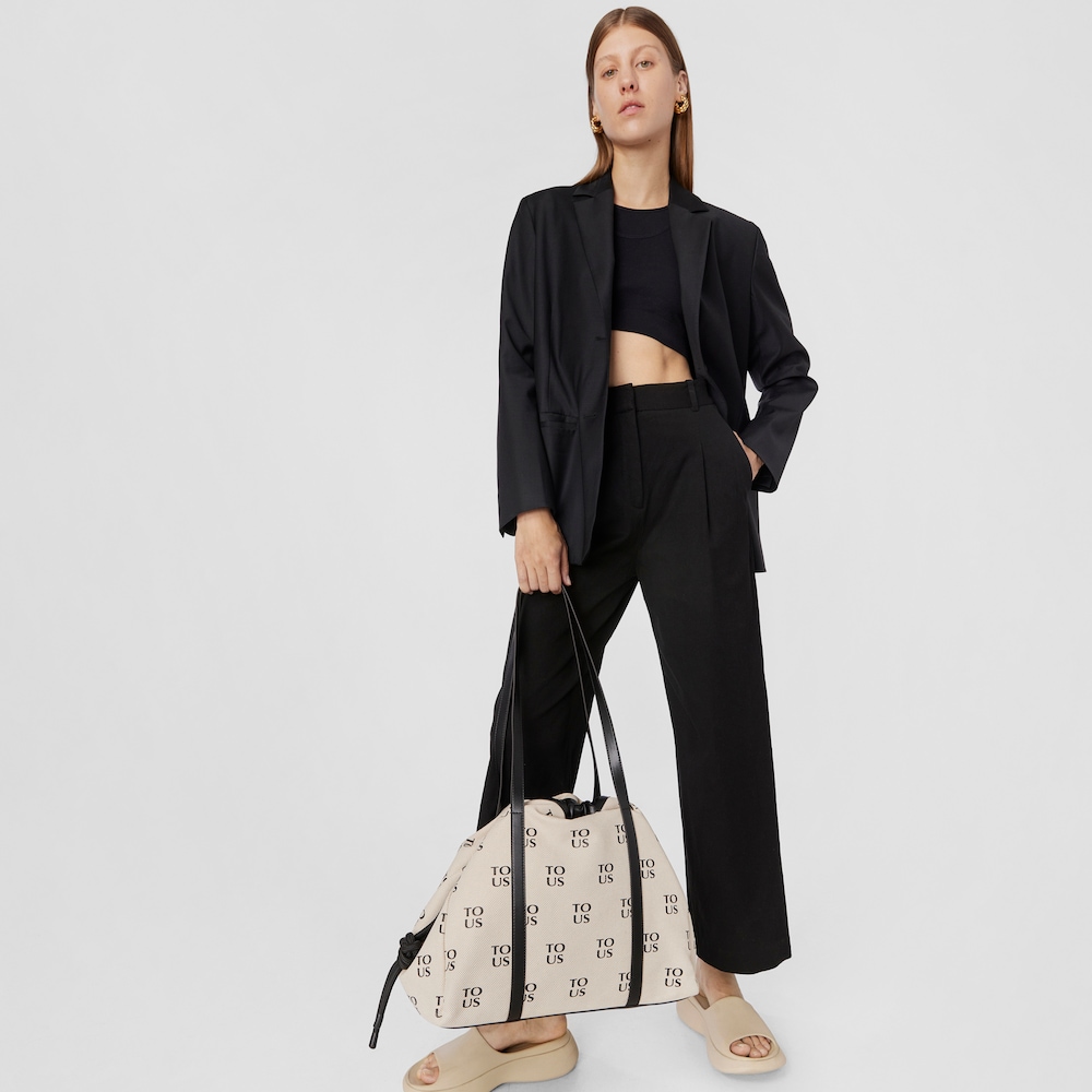 Shopping grande TOUS TO-US bege