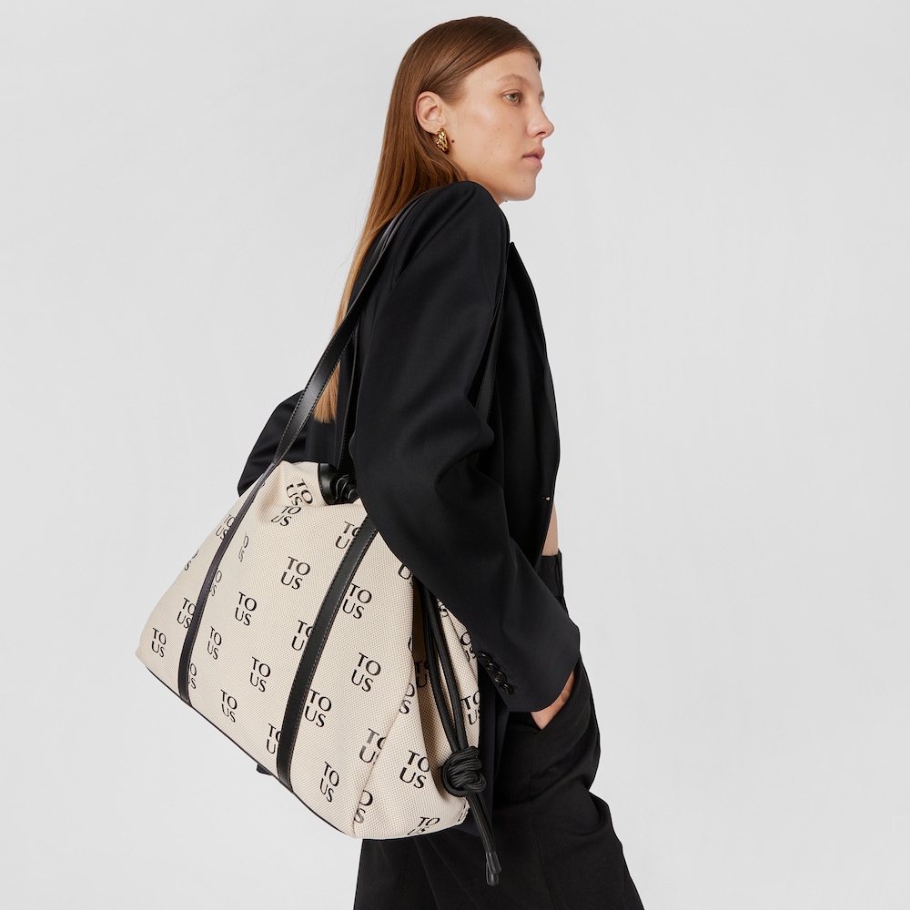 Shopping grande TOUS TO-US bege