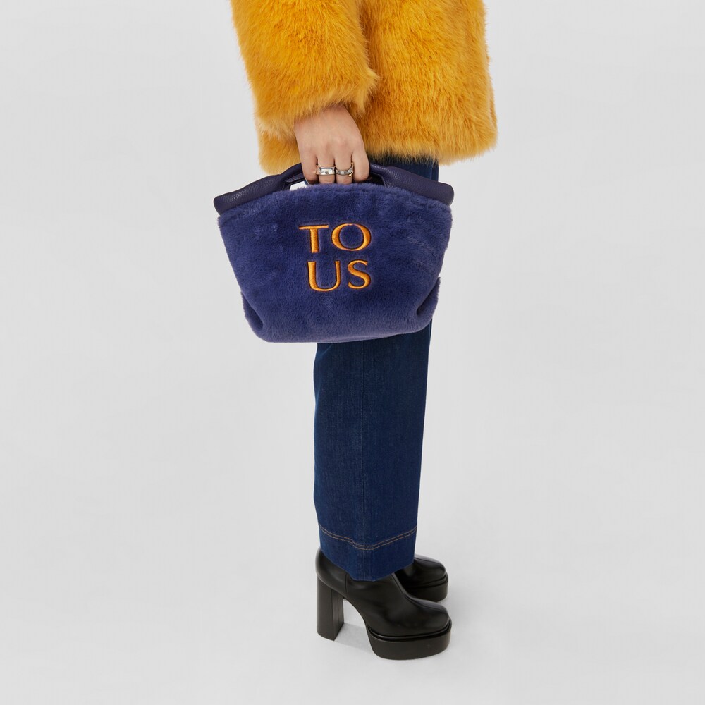 Small purple TOUS Balloon Wild Tote bag image number 6