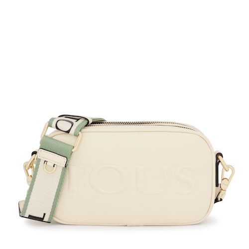 Beige TOUS La Rue Crossbody Reporter Bag
