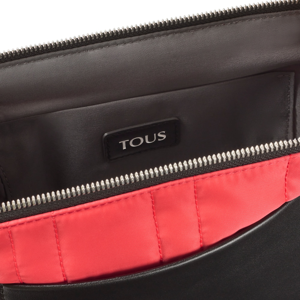 Medium coral-colored TOUS Empire Padded Crossbody bag image number 2