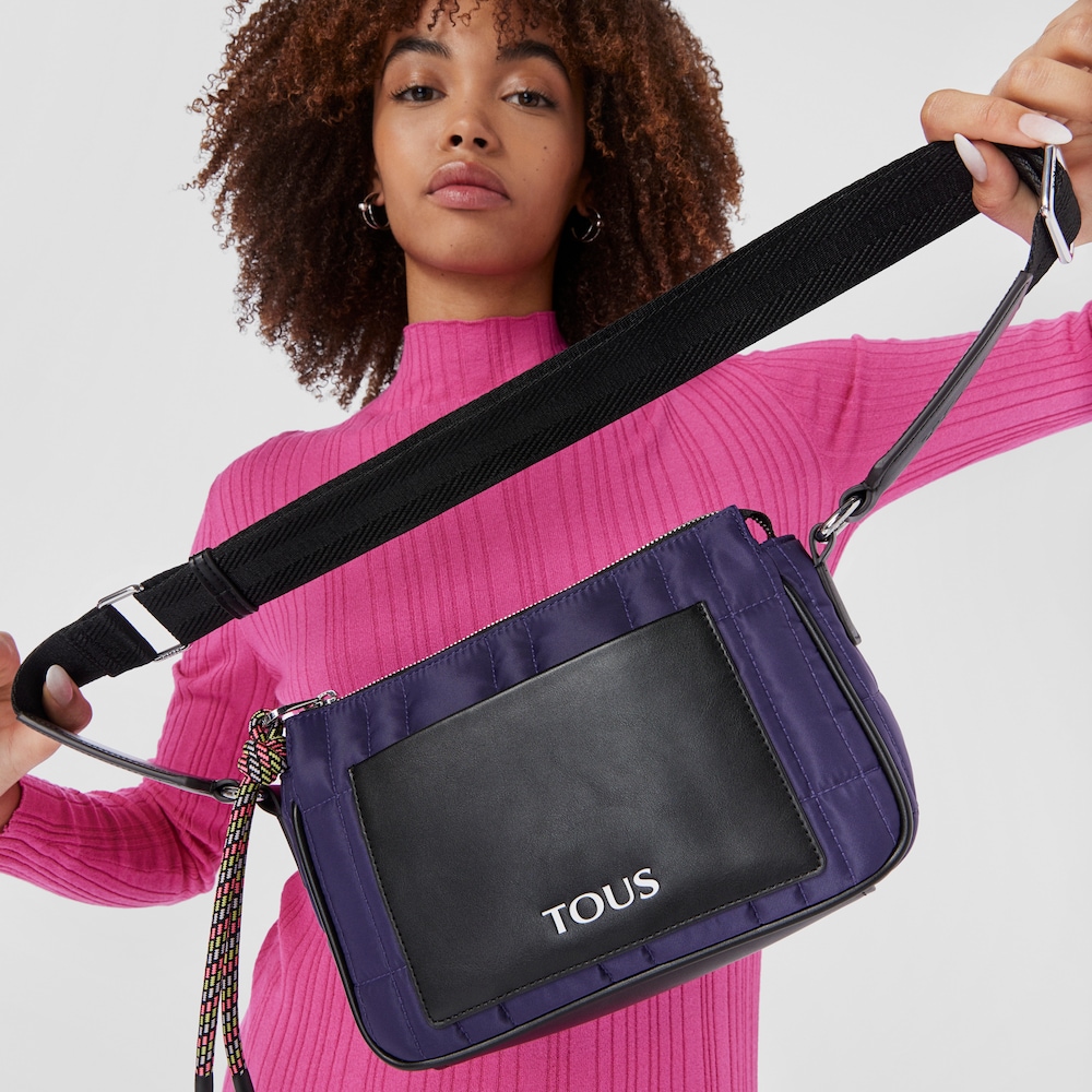 Medium purple TOUS Empire Padded Crossbody bag image number 7