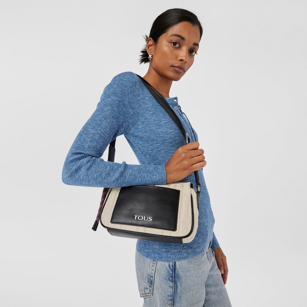 Medium beige TOUS Empire Padded Crossbody bag image number 4
