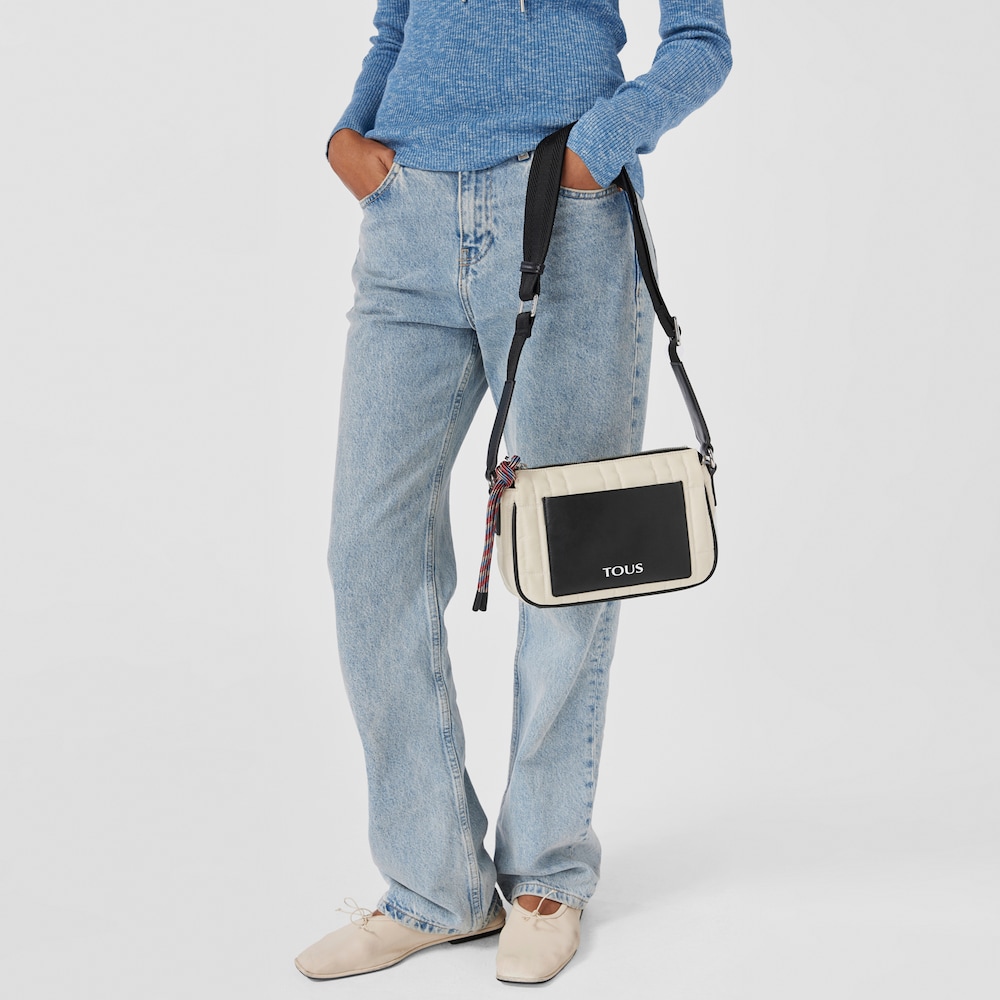 Medium beige TOUS Empire Padded Crossbody bag image number 7