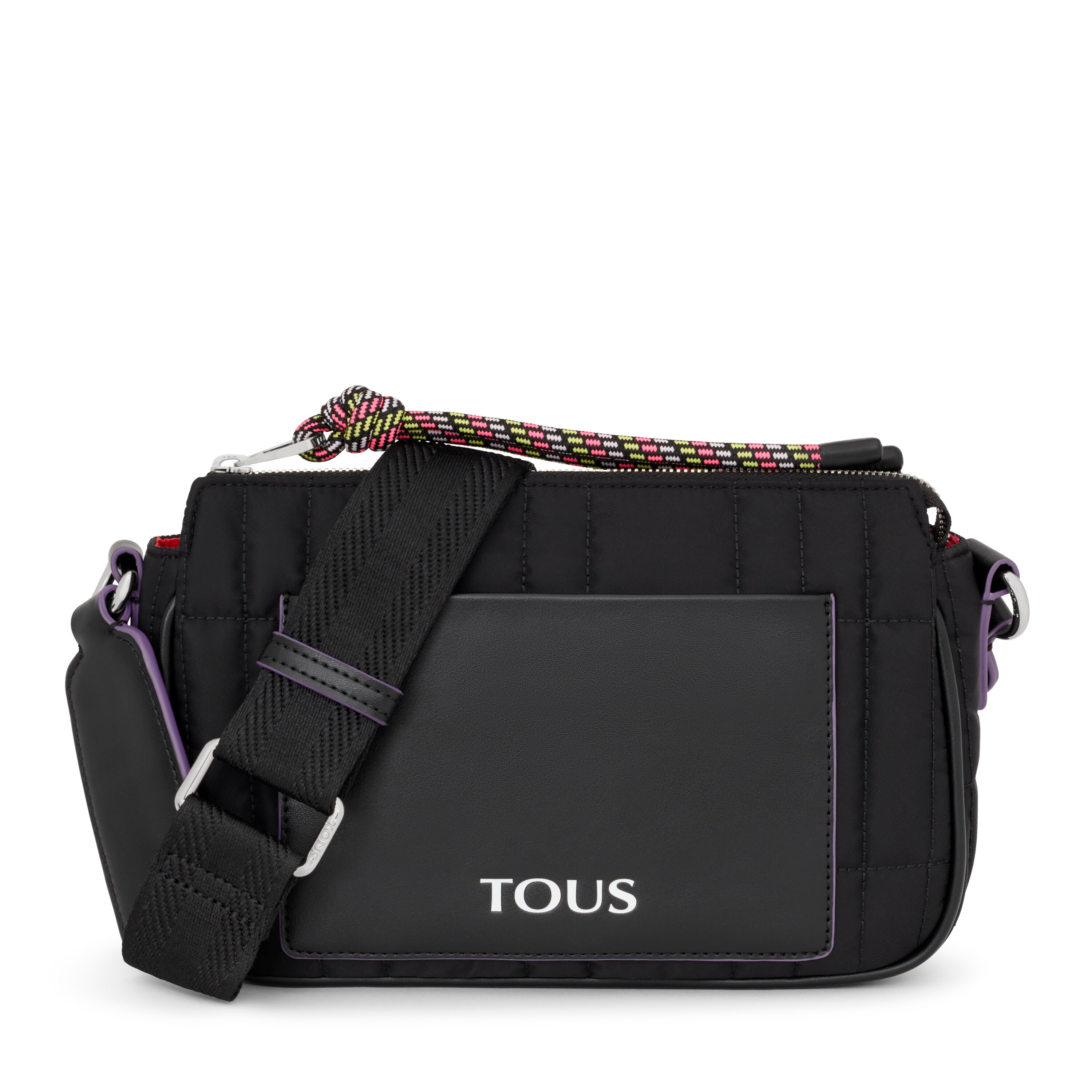 [COVERNAT] Authentic Logo Padded Cross bag /追跡付 Medium black TOUS Empire Padded Crossbody bag | TOUS
