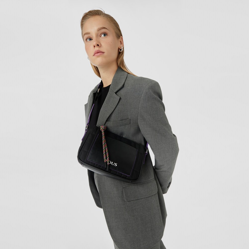 Medium black TOUS Empire Padded Crossbody bag image number 4