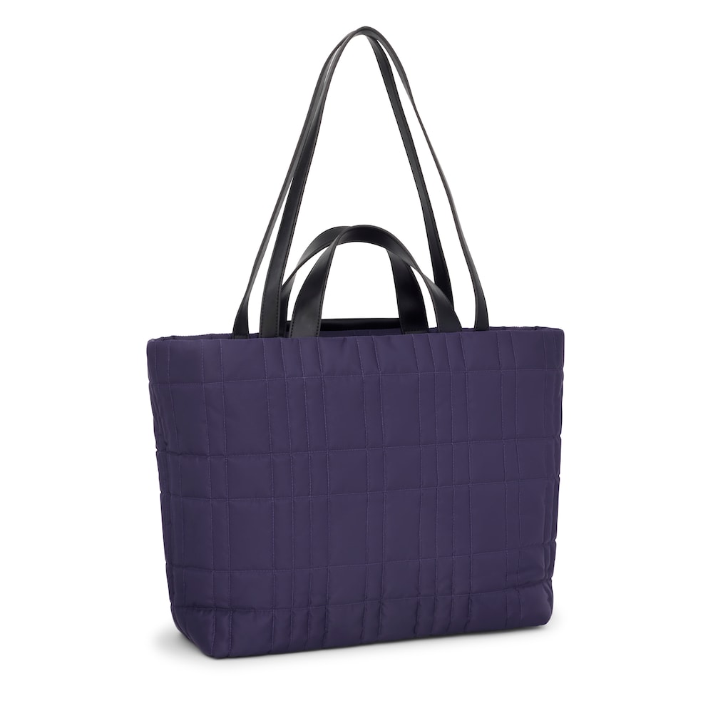 Large purple TOUS Empire Padded Tote bag image number 1
