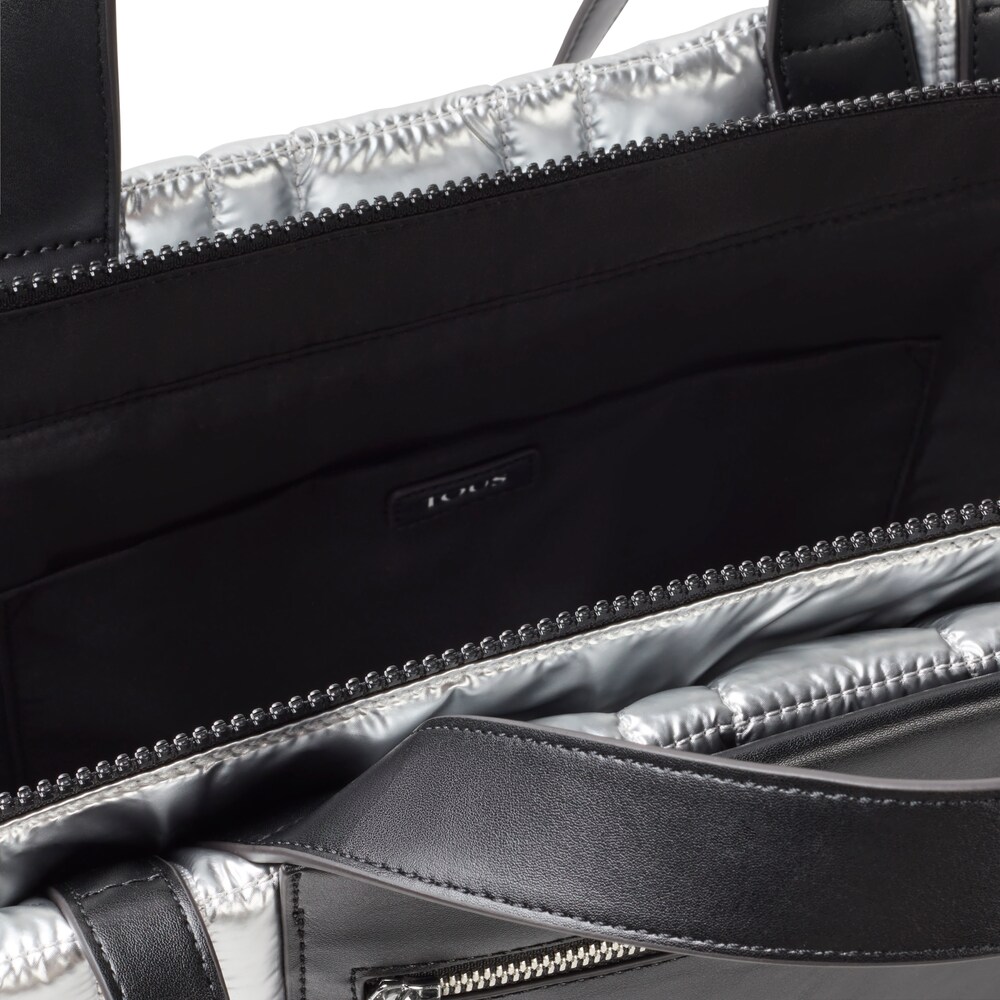 Large silver-colored TOUS Empire Padded Tote bag image number 2