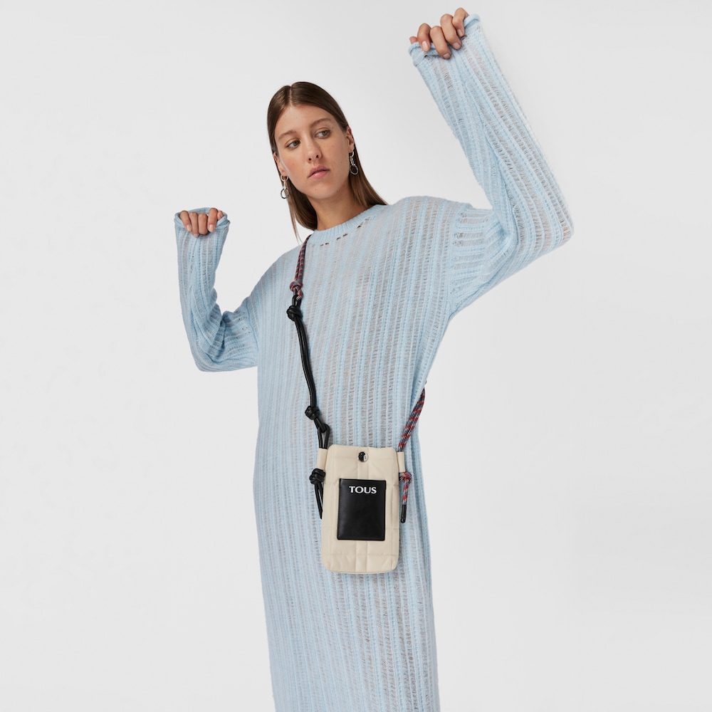 Mini bolso beige TOUS Empire Padded image number 3
