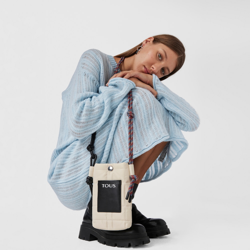 Mini bolso beige TOUS Empire Padded image number 6