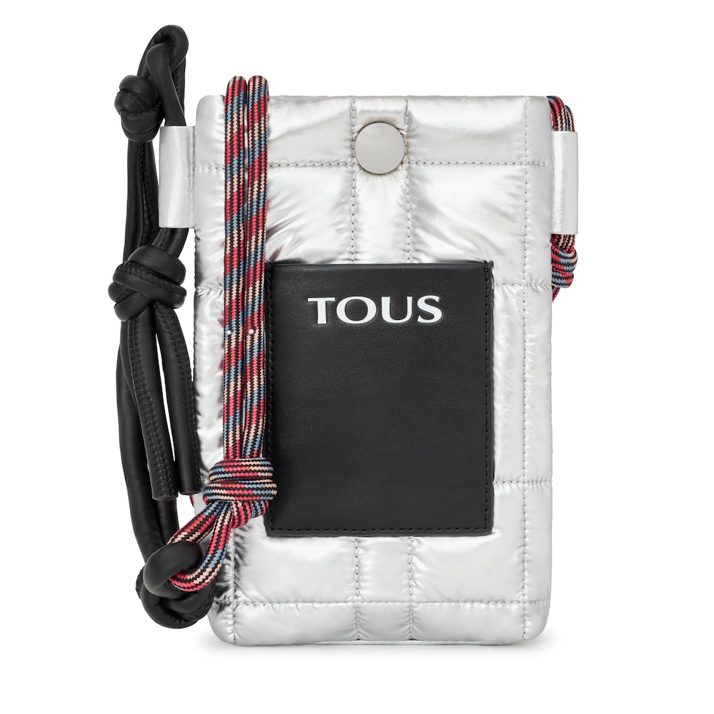 Silver-colored TOUS Empire Padded Mini handbag image number 0