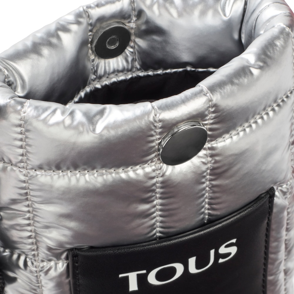 Silver-colored TOUS Empire Padded Mini handbag image number 2