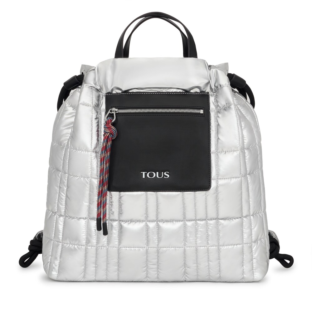 Mochila plateada TOUS Empire Padded image number 0