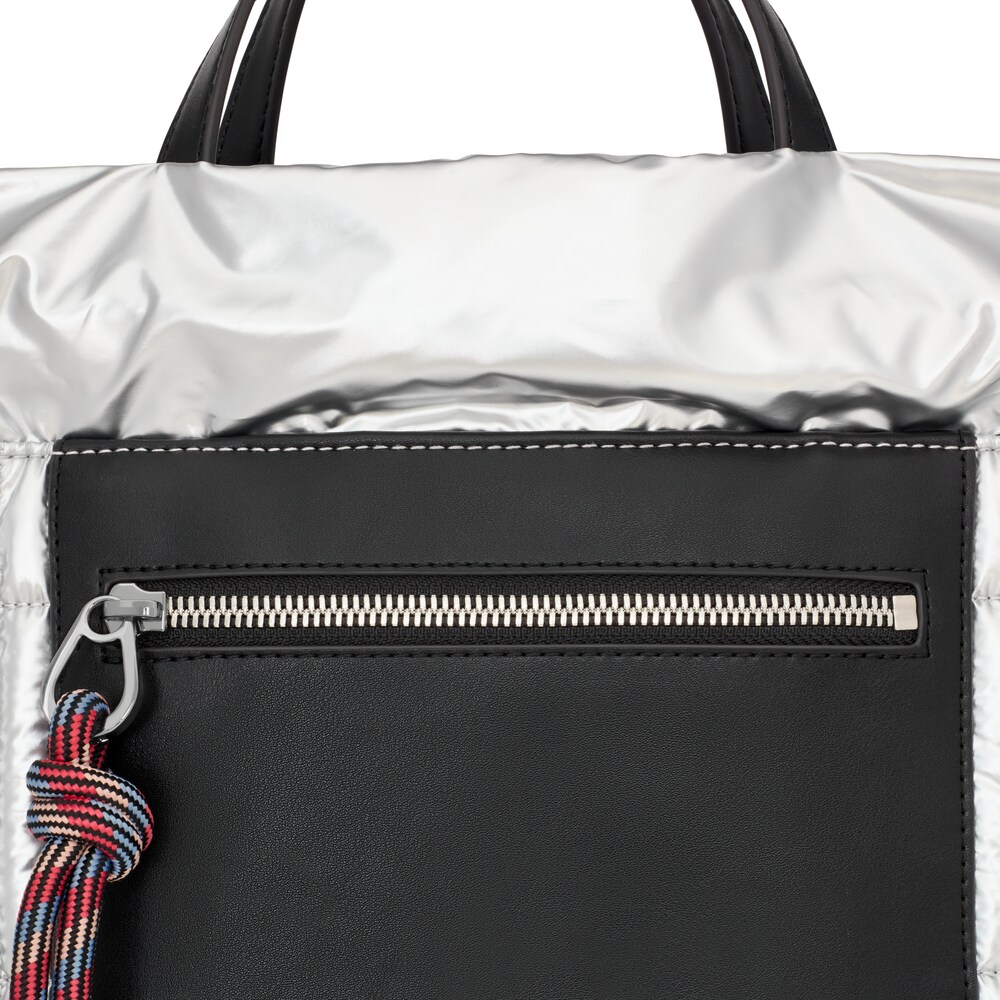 Mochila plateada TOUS Empire Padded image number 4