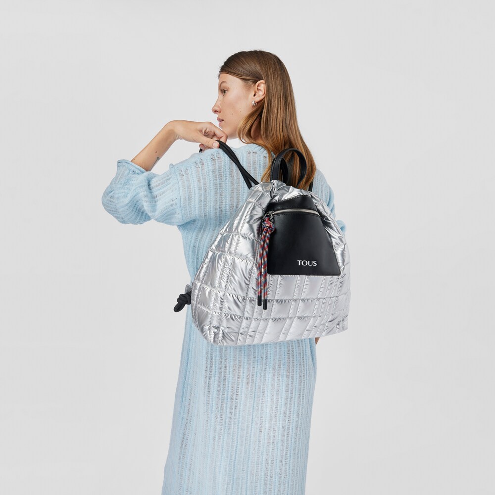 Mochila plateada TOUS Empire Padded image number 5