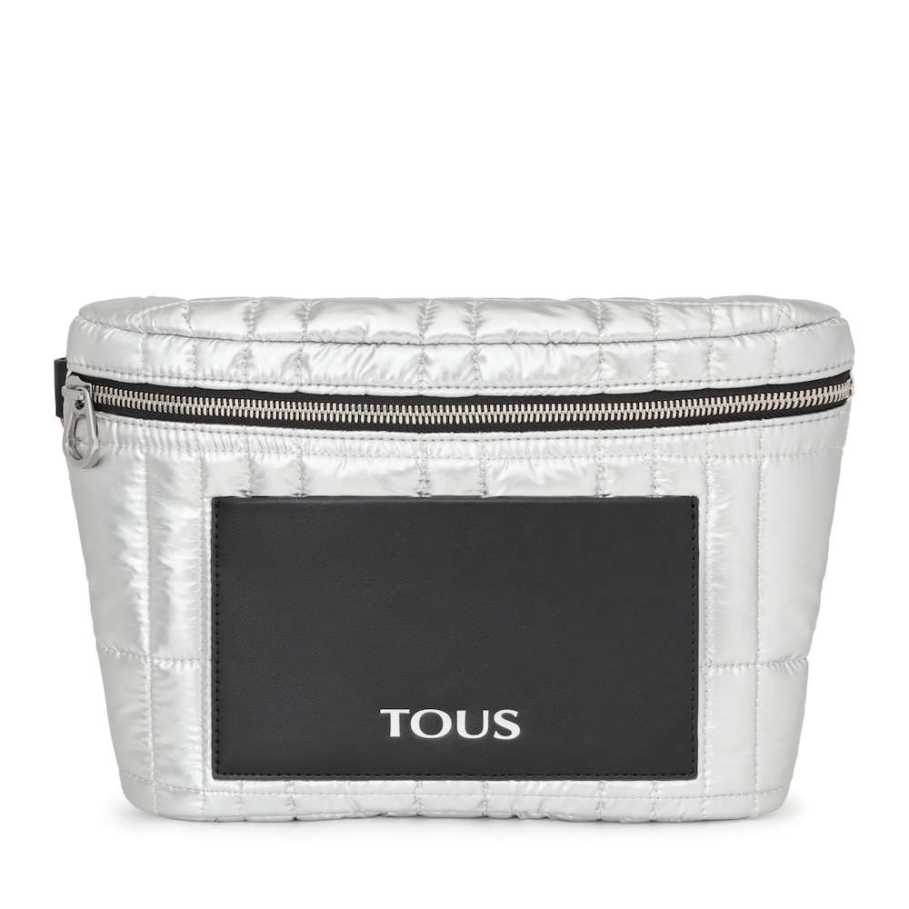 Medium silver-colored TOUS Empire Padded Waist bag image number 0
