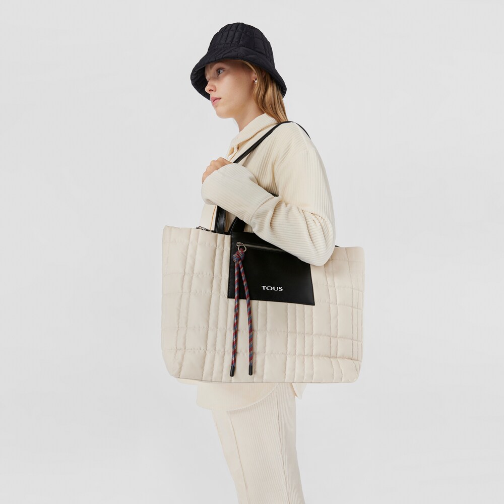 Capazo grande beige TOUS Empire Padded image number 4