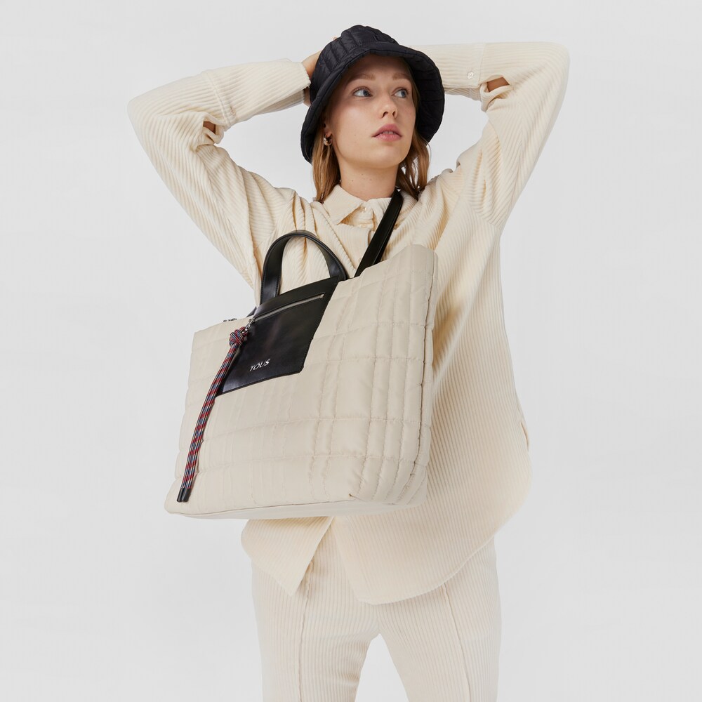 Capazo grande beige TOUS Empire Padded image number 8