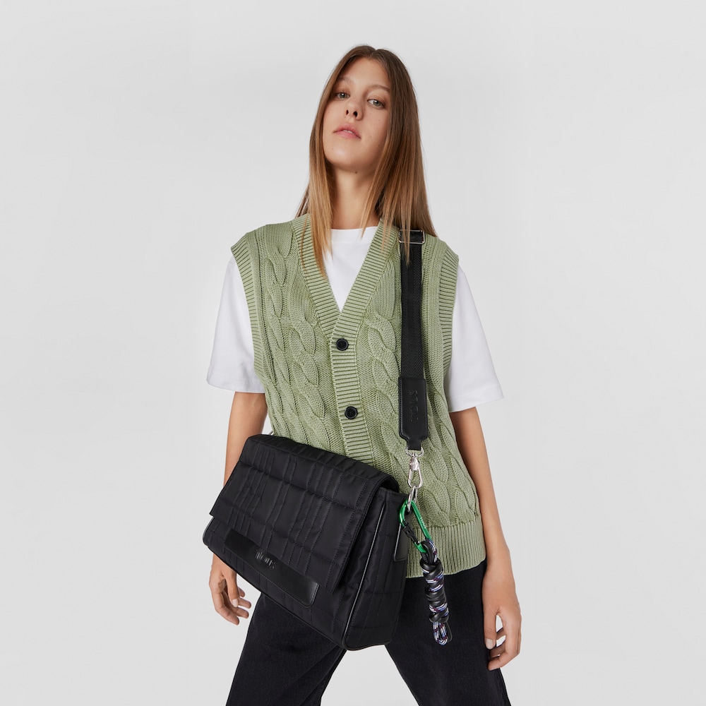Bandolera grande negra TOUS Empire Padded