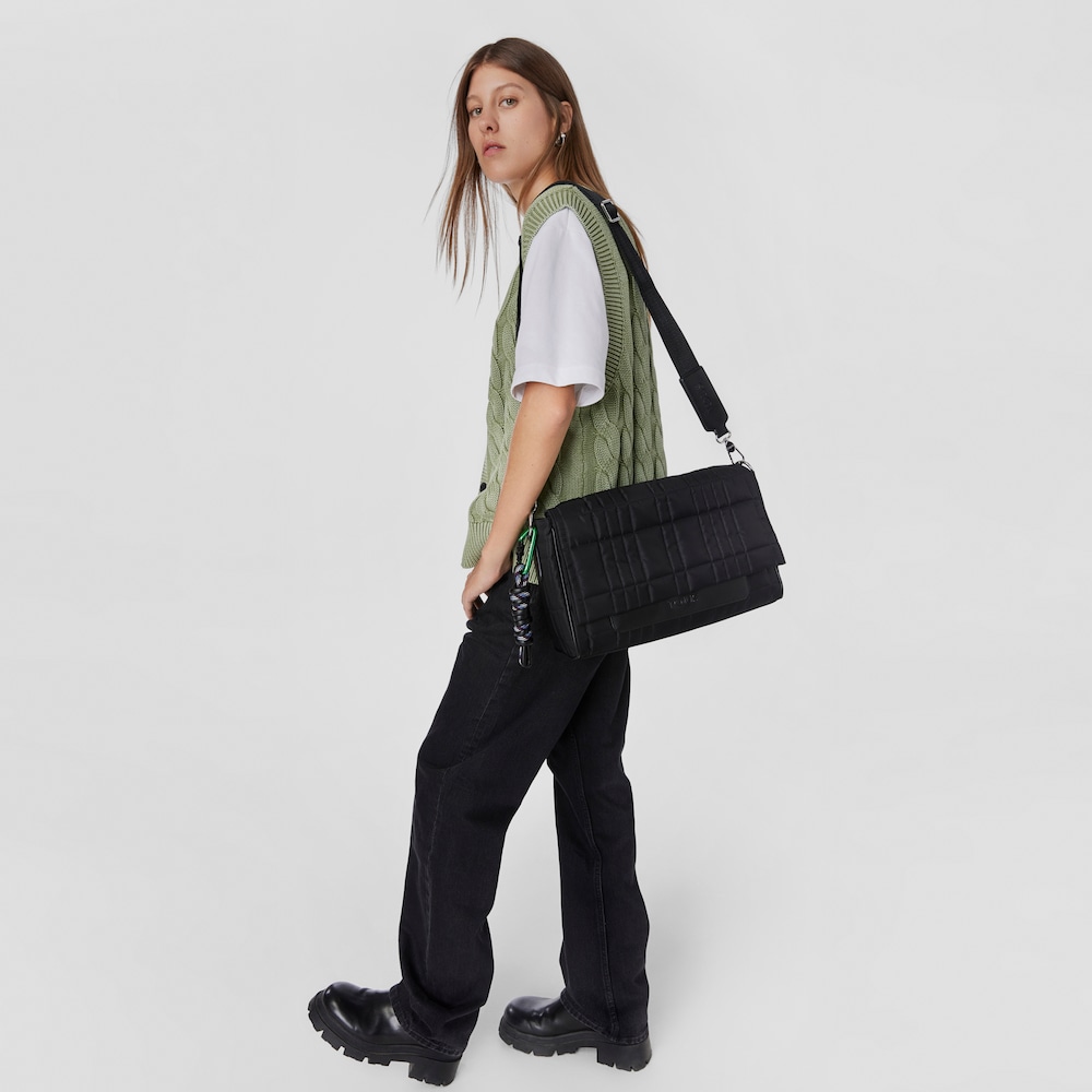 Bandolera grande negra TOUS Empire Padded