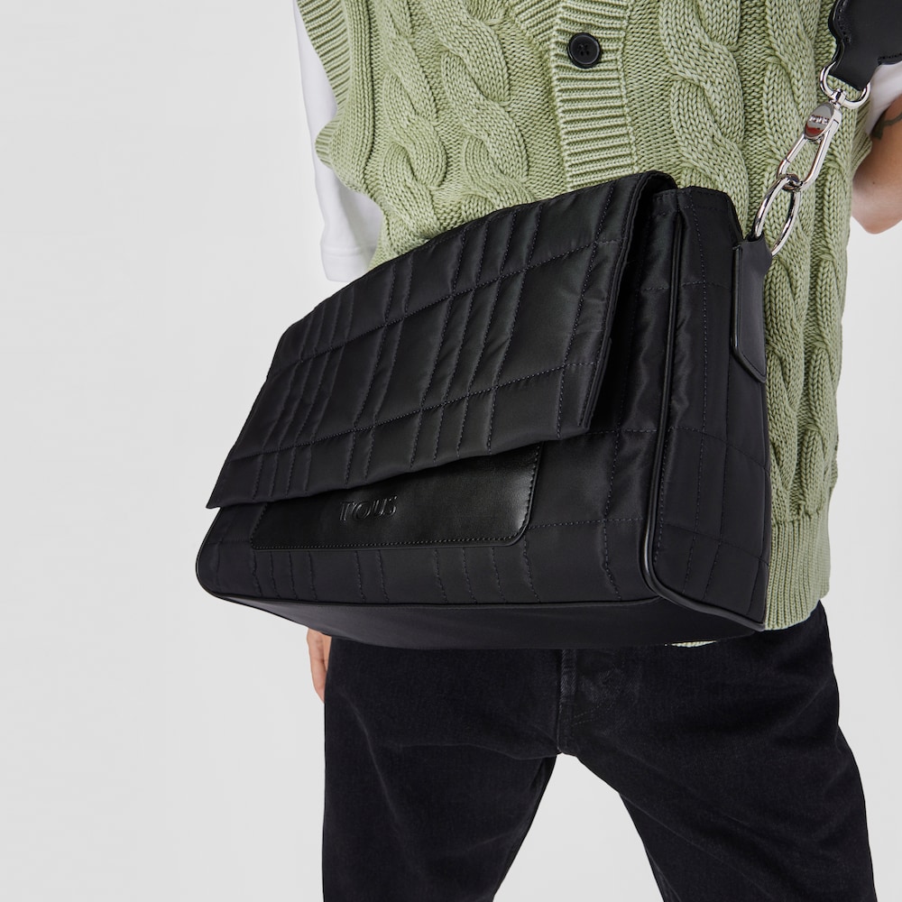 Bandolera grande negra TOUS Empire Padded