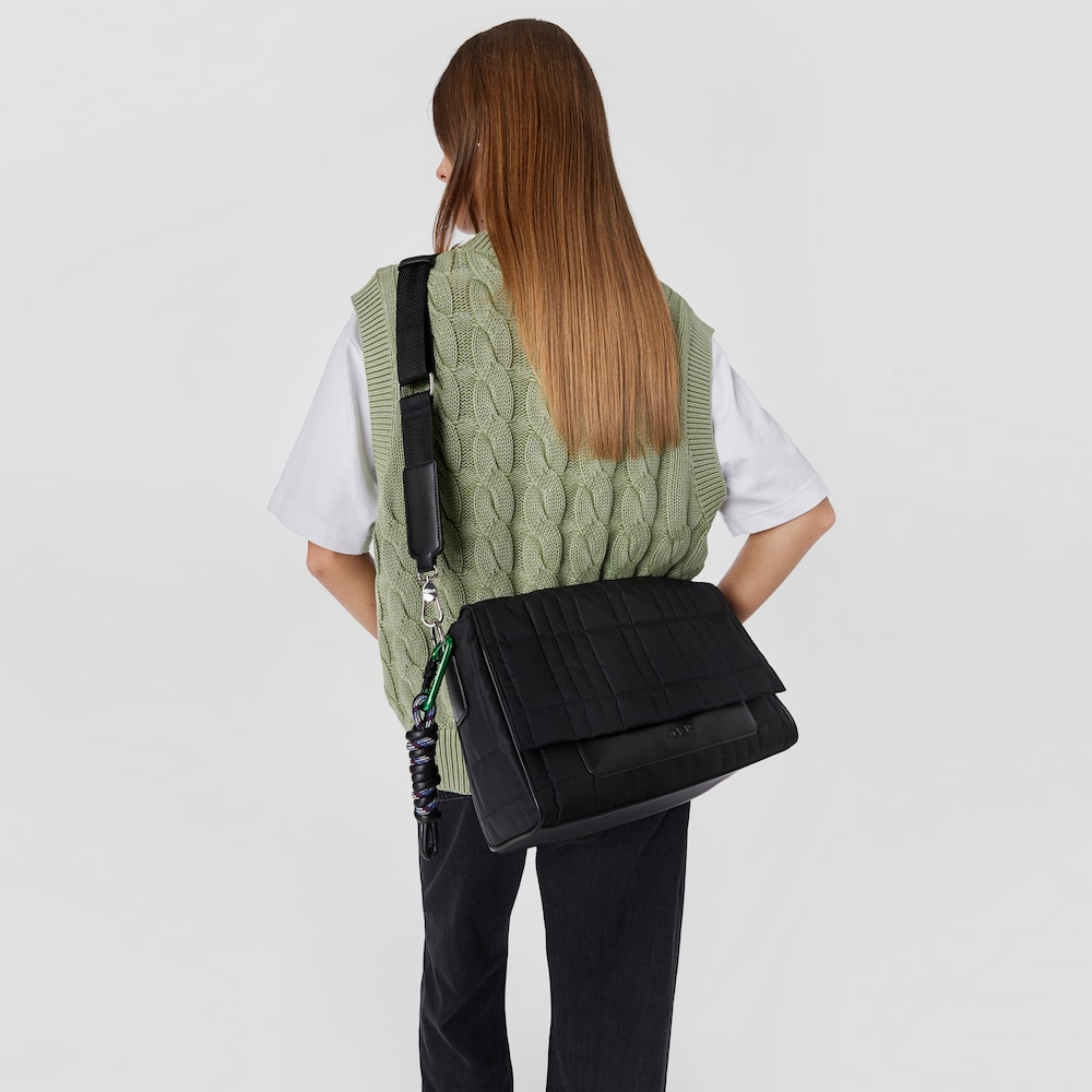 Bandolera grande negra TOUS Empire Padded