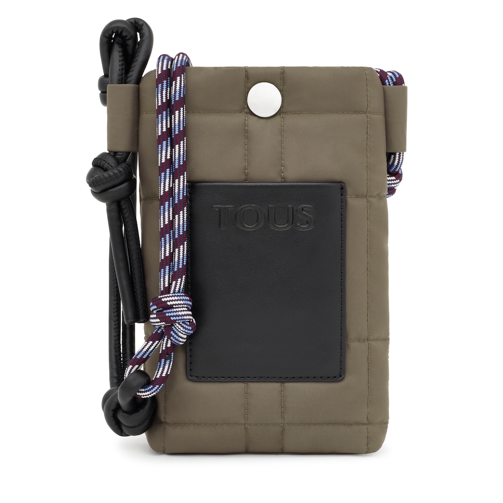 Mini bolso caqui TOUS Empire Padded image number 0