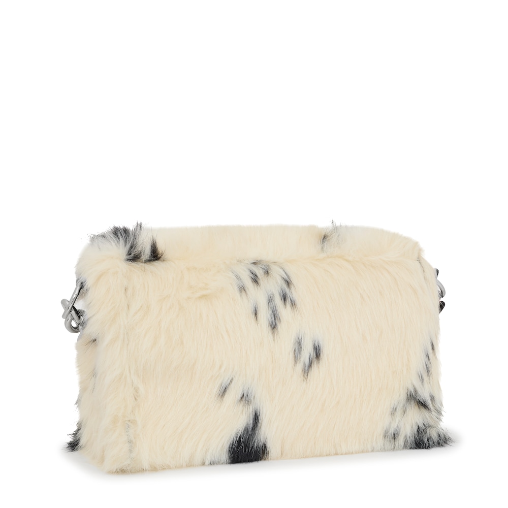 Large black and white TOUS Empire Fur Crossbody bag image number 1