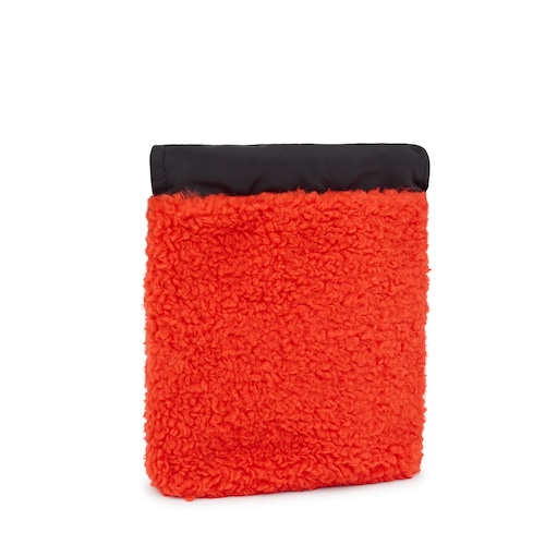 Orange TOUS Empire Fur Minibag