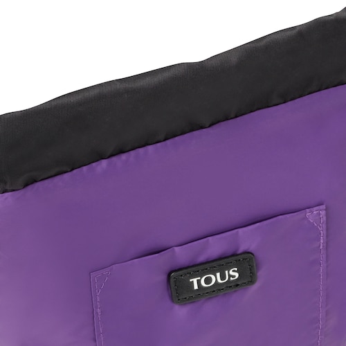 Mini bolso blanco y negro TOUS Empire Fur