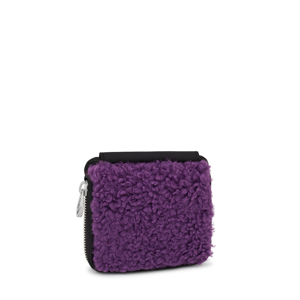 Monedero colgante lila TOUS Empire Fur image number 1