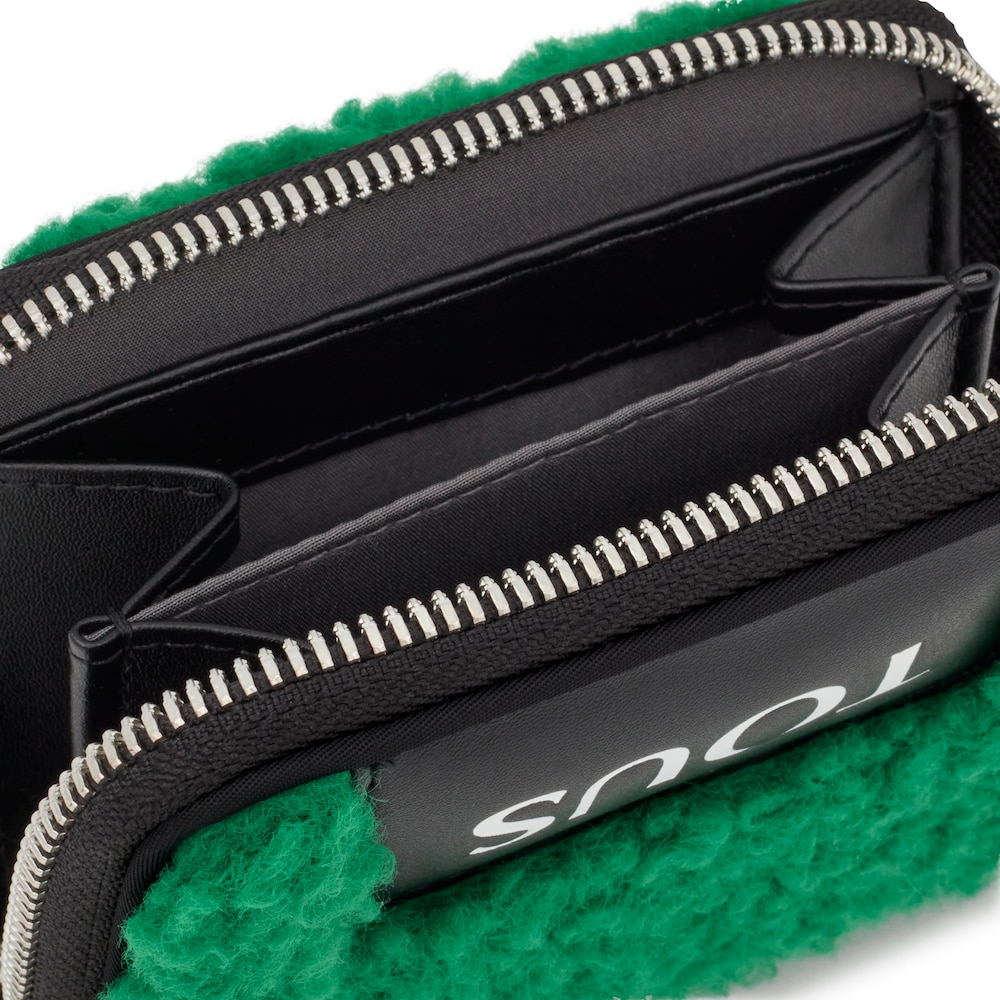 Monedero colgante verde TOUS Empire Fur image number 2