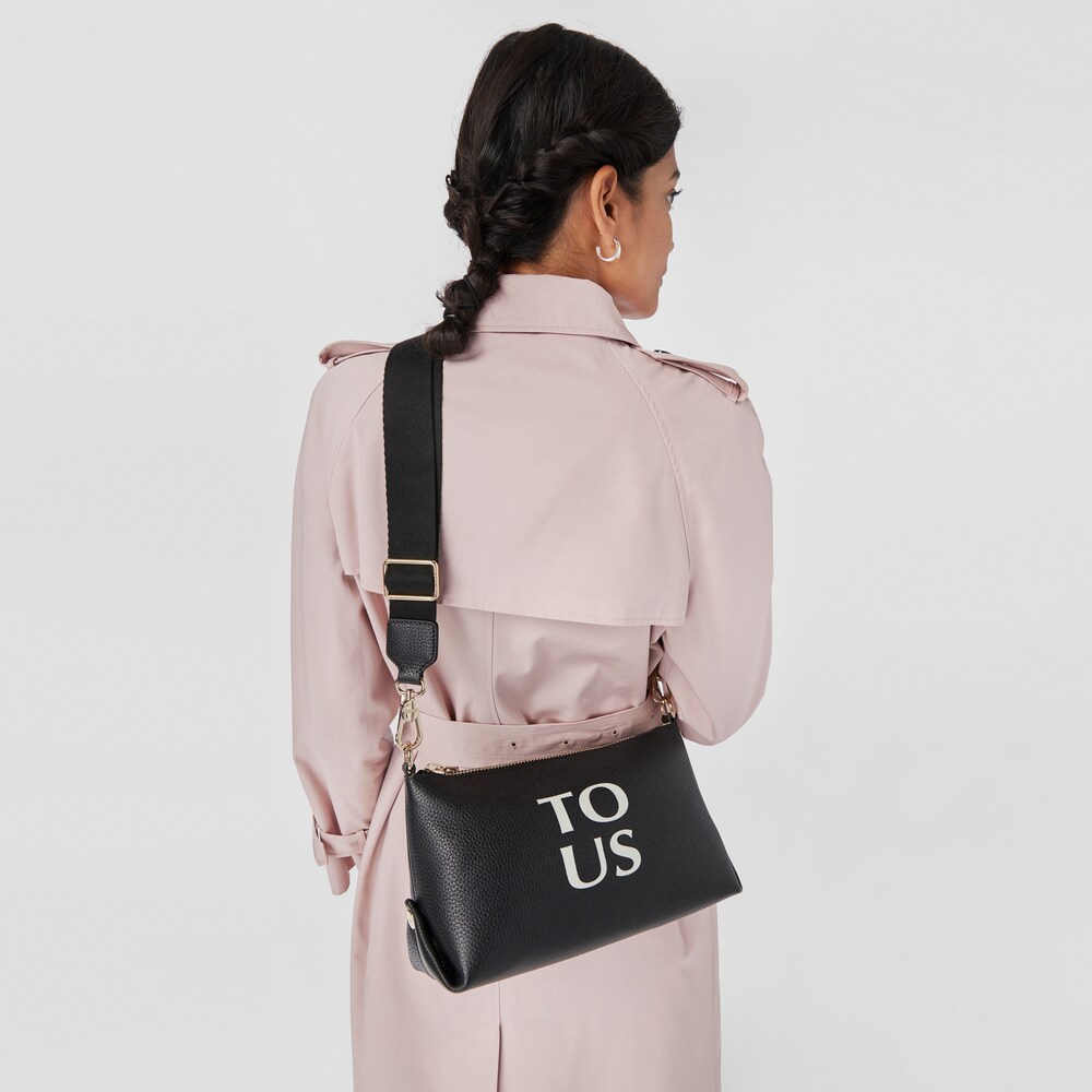 Black leather TOUS Balloon crossbody bag image number 5