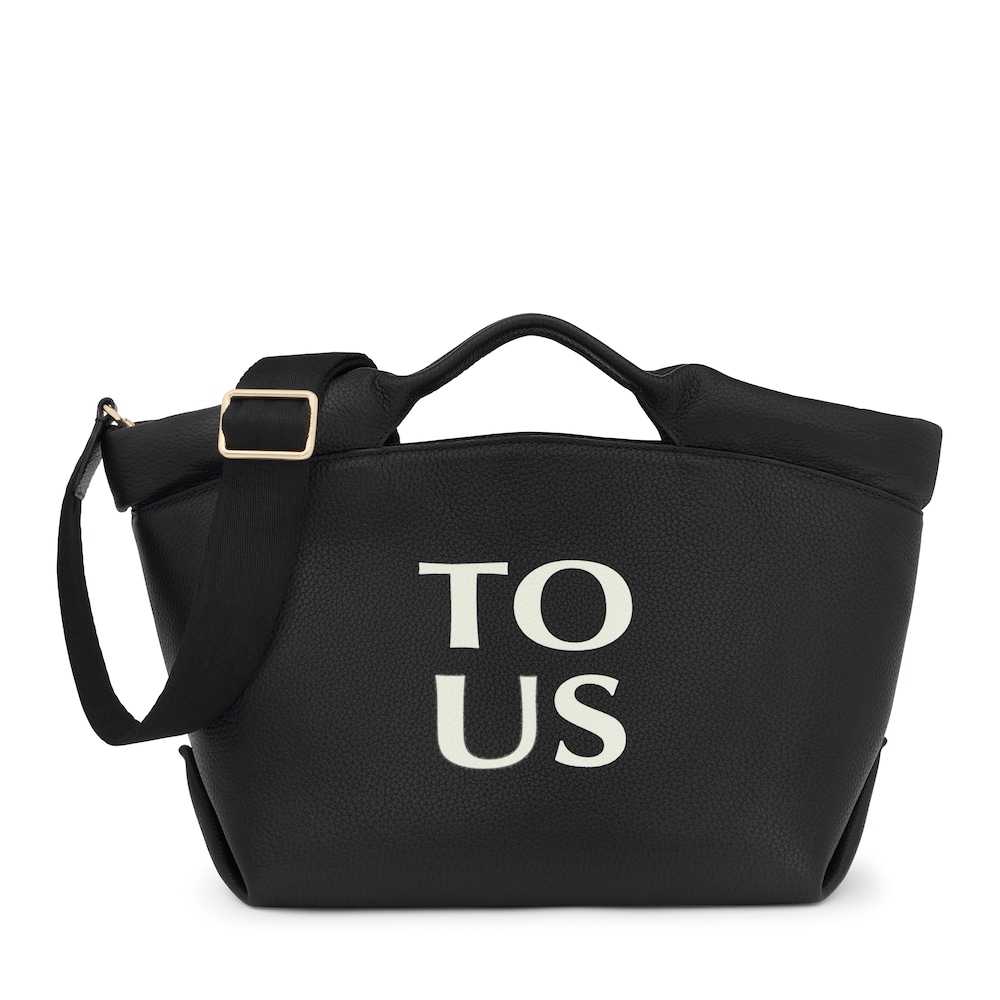 Medium black leather TOUS Balloon Tote bag