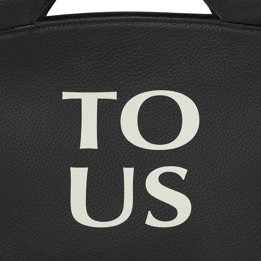 Medium black leather TOUS Balloon Tote bag