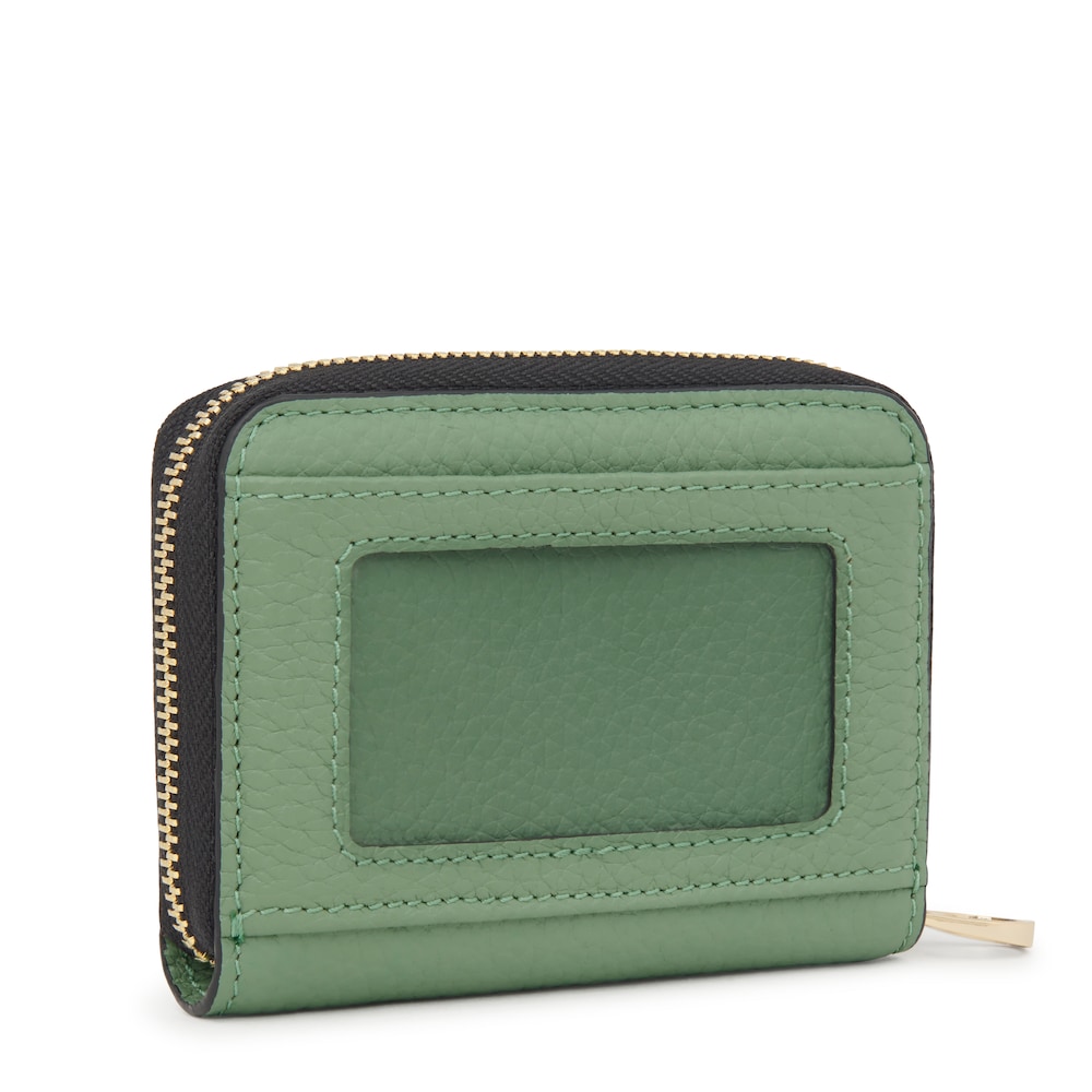 Khaki-colored leather TOUS Balloon change purse