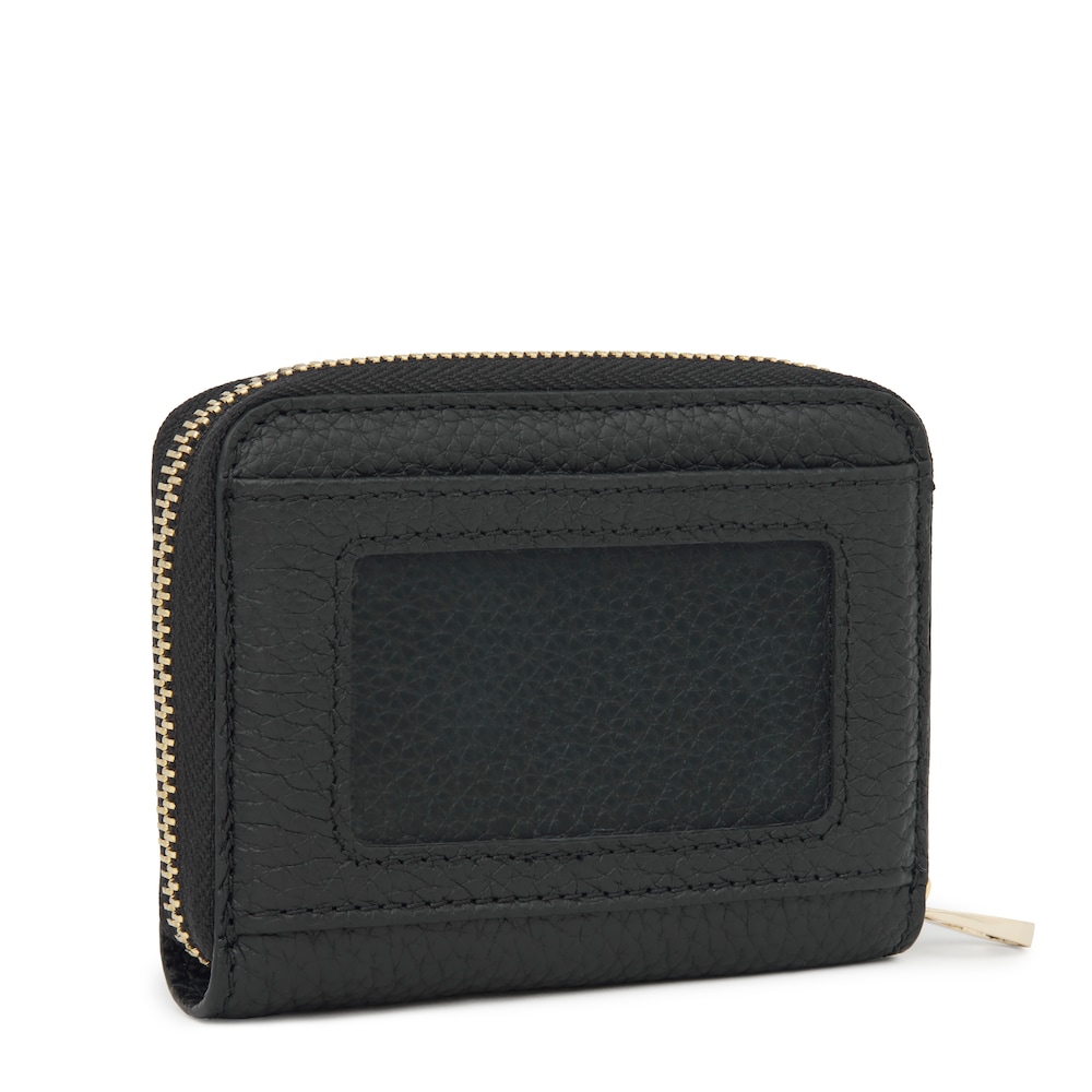 Czarna sk&oacute;rzana portmonetka TOUS Balloon