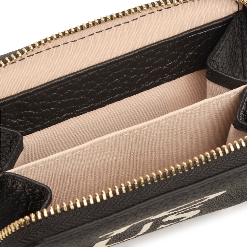 Black leather TOUS Balloon change purse image number 2